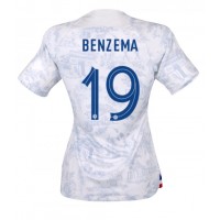 Dres Francúzsko Karim Benzema #19 Preč pre Ženy MS 2022 Krátky Rukáv